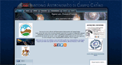 Desktop Screenshot of campocatinobservatory.org